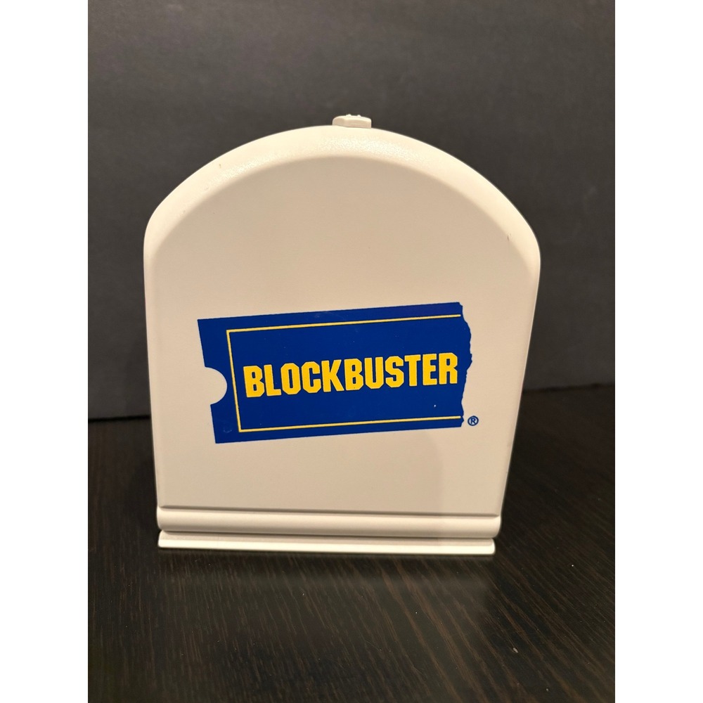 Blockbuster‎ Video Media Storage Case Disc Fan Organizer Retro Y2K Logo